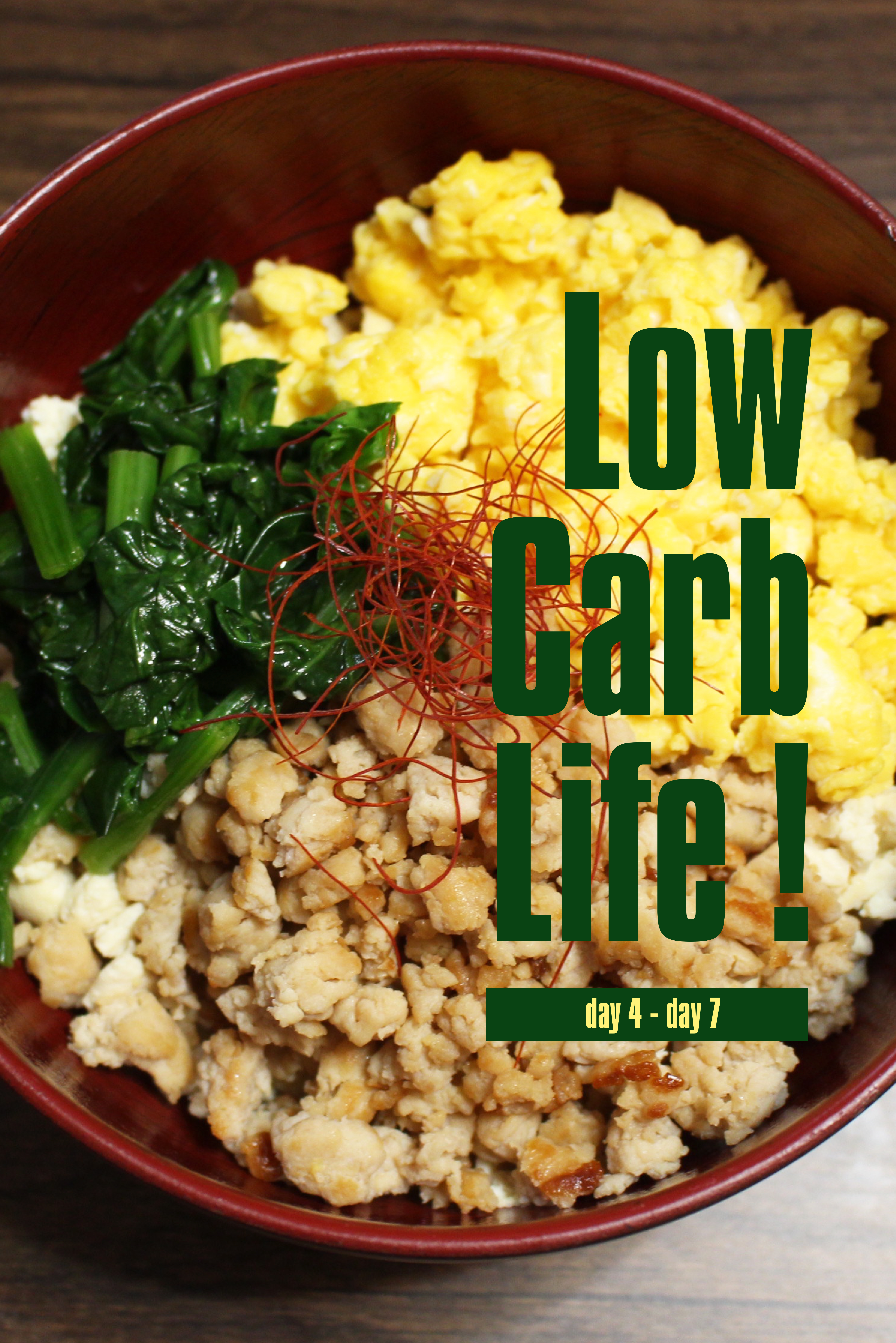 ほったらかし家電で1週間の低糖質ライフ＜4日目～7日目＞