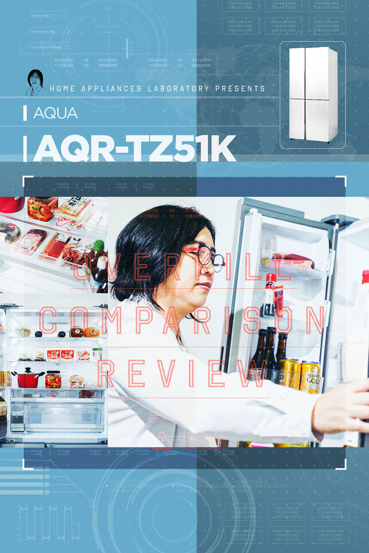 第3位：たっぷり入る冷凍室が魅力のアクア「AQR-TZ51K」