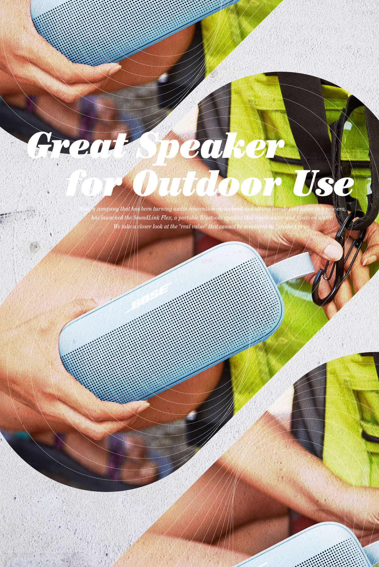 水没」も「石けん水」も問題なし！ ボーズの新作Bluetoothスピーカーが